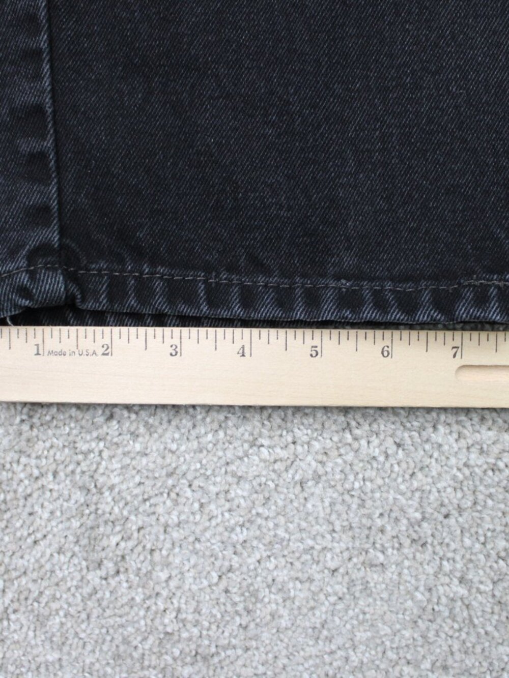 Levi's 550 Jeans Mens 36x30 Black Relaxed Fit 100% Cotton 5-Pocket Denim Y2K - Picture 4 of 13